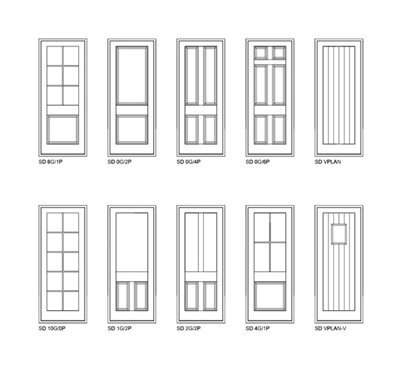 Made-to-order Wooden Single Doors | Bespoke Timber Doors
