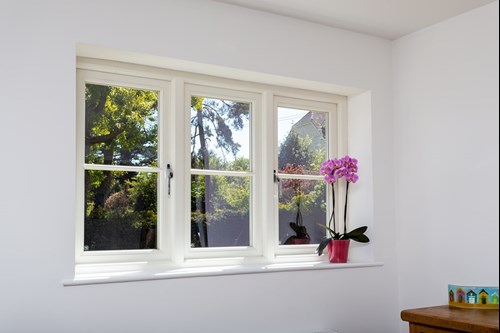 Triple glazed casement windows