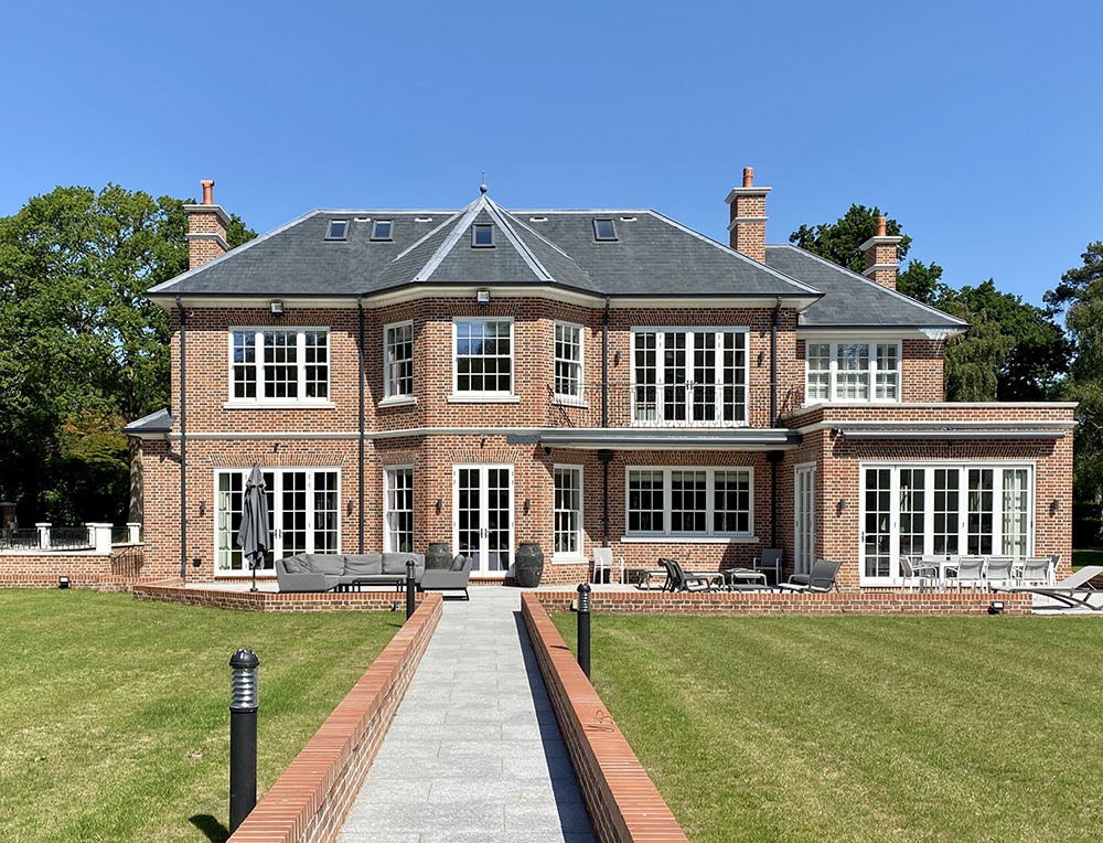 Wooden box sash windows