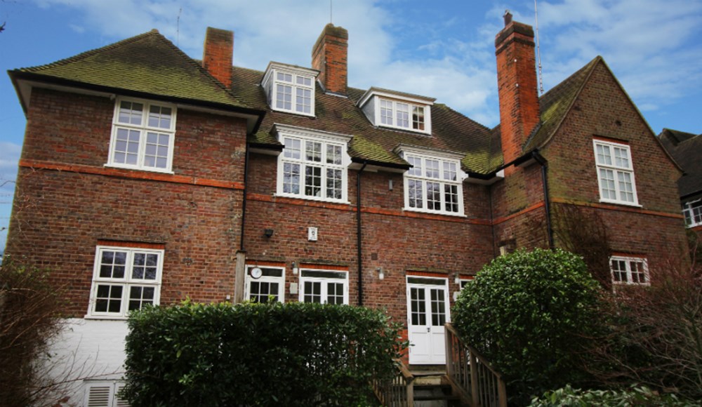 Slim double glazed wooden casement windows