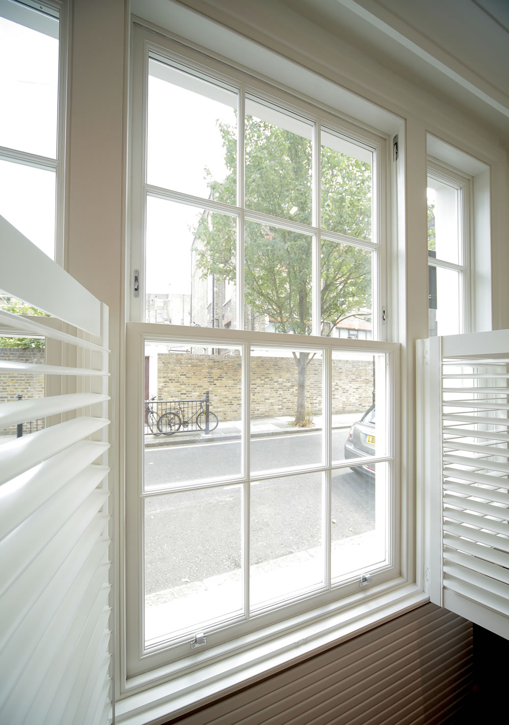 Timber sash windows