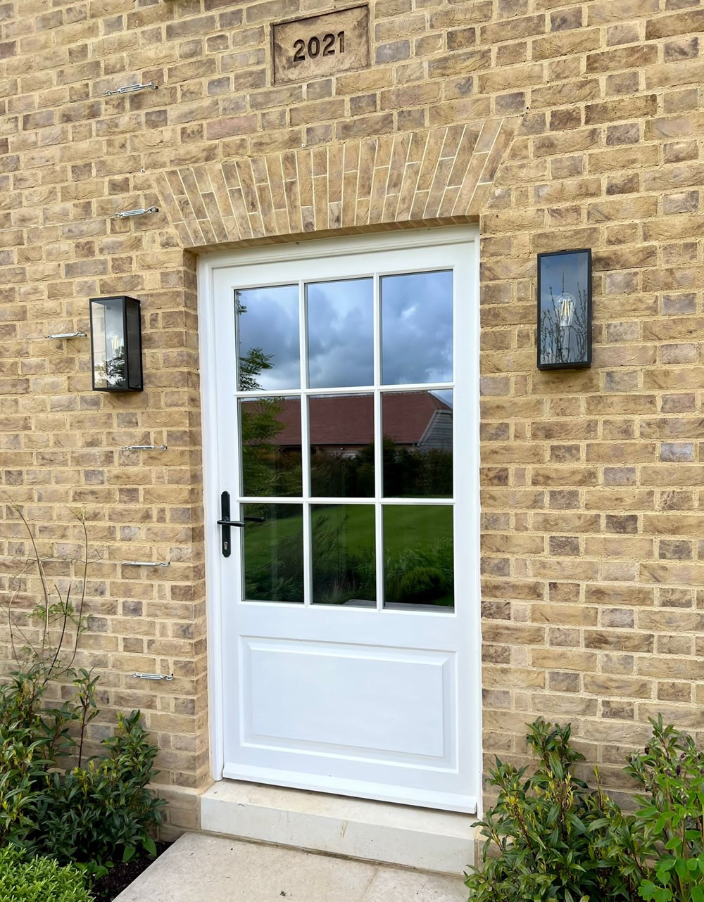 Custom-made timber box sash windows for new build property in ...