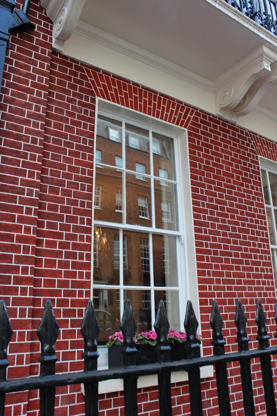 sliding sash window in Grosvenor Street greater london