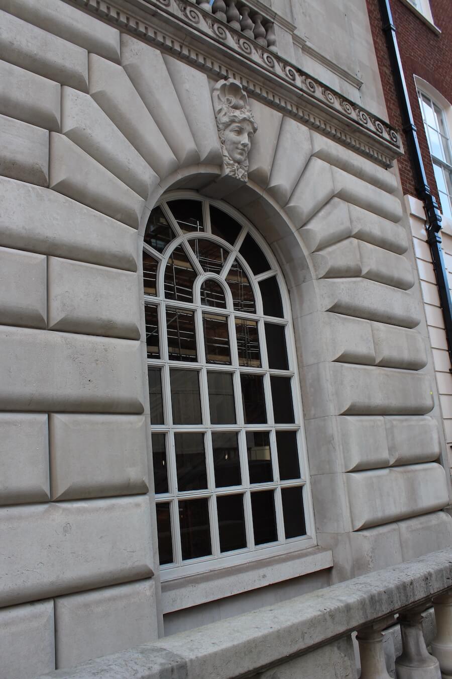 window in Grosvenor Street greater london