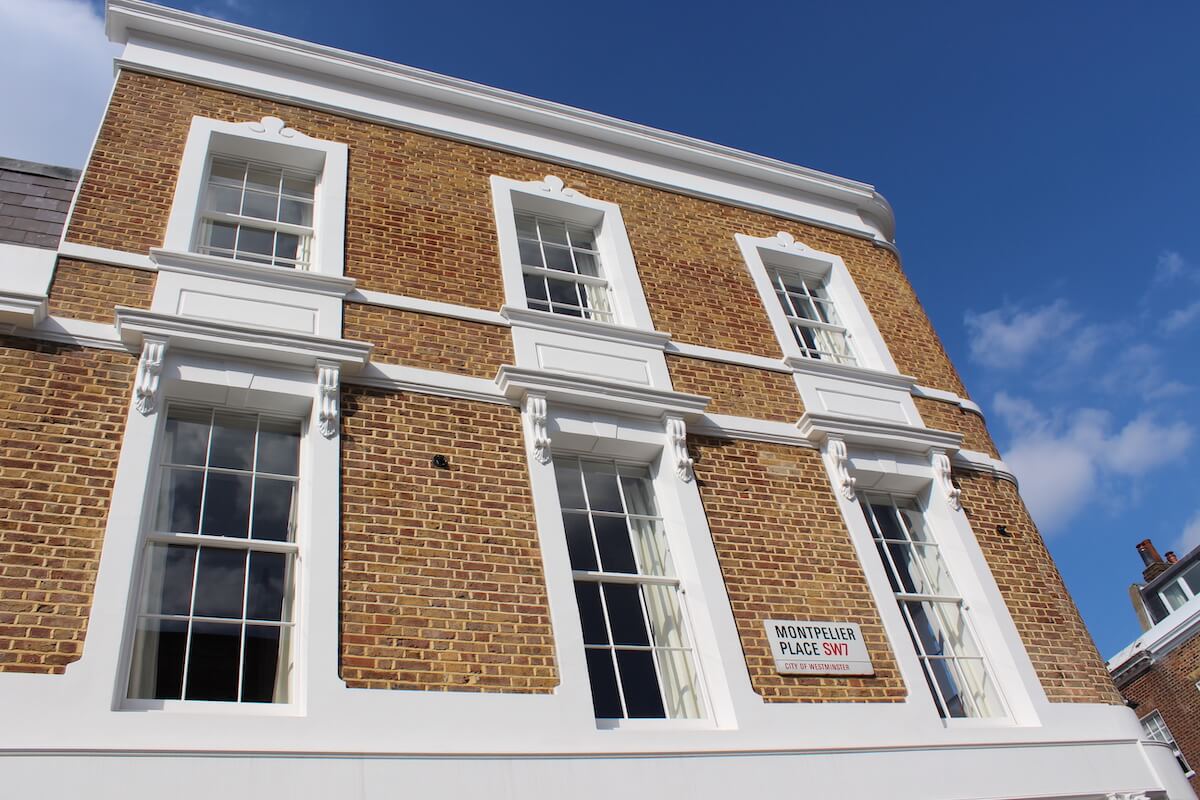 sash windows in Montpelier Place