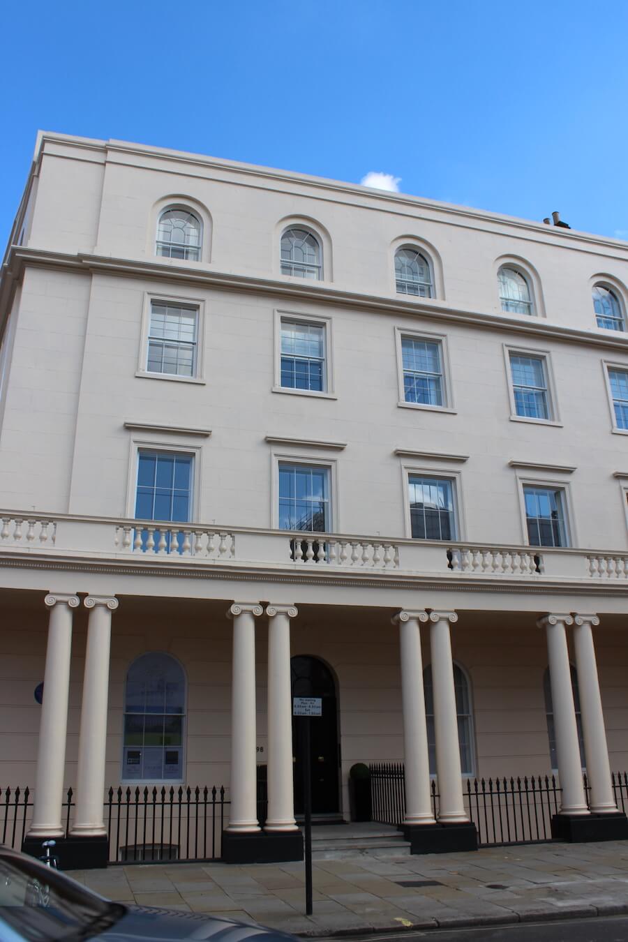 sash windows in Portland Place greater london