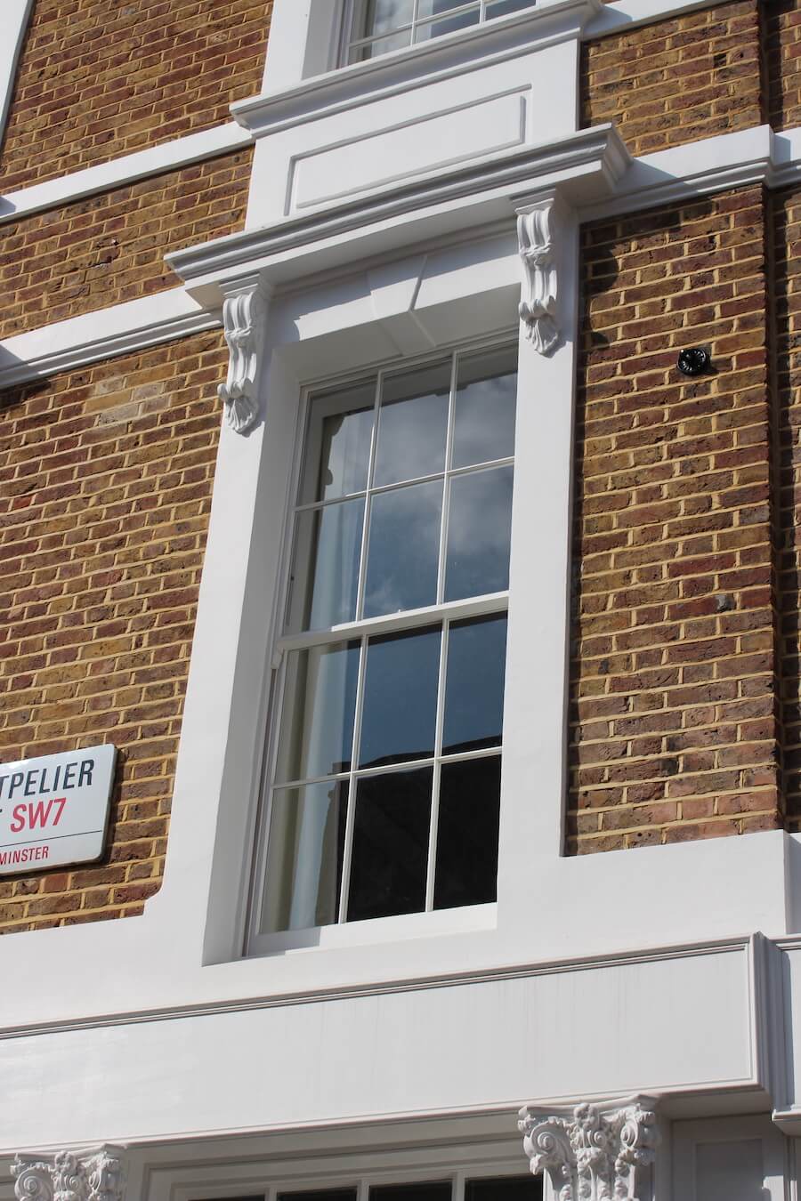 sash windows in Montpelier Place