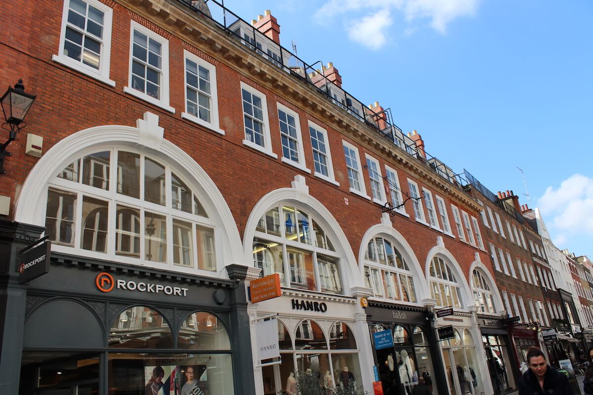 sliding sash windows and casement windows in south molton street greater london