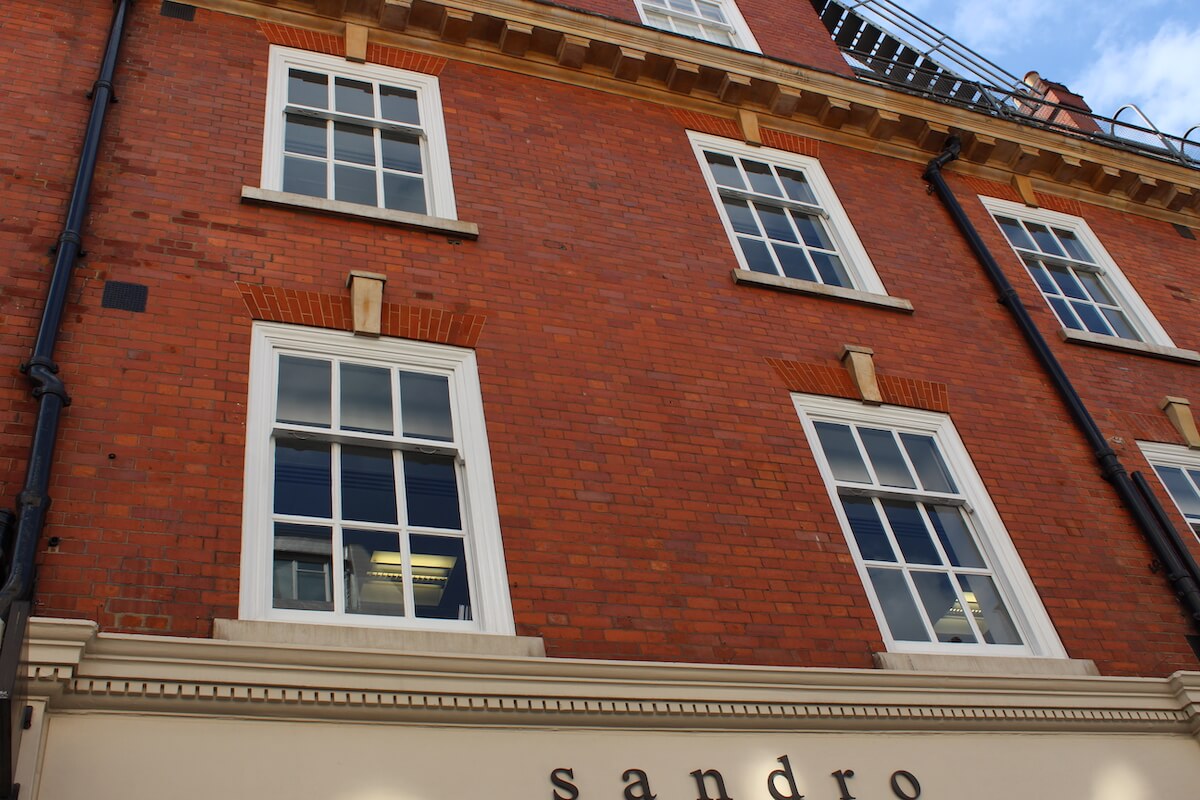 sliding sash windows in south molton street greater london
