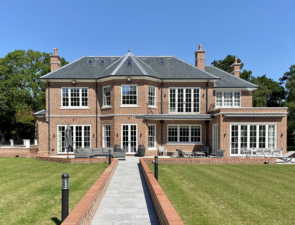 Wooden box sash windows