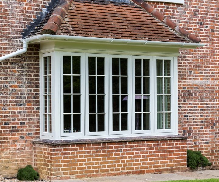 Timber bay windows